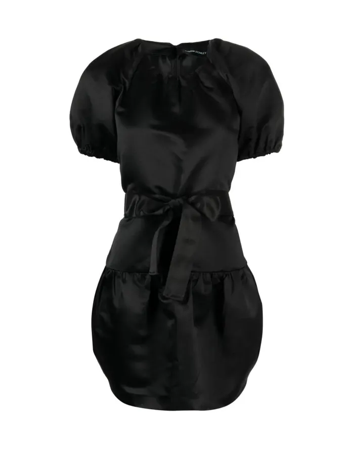Women Cynthia Rowley Dresses Luna Dress Black Women Cynthia Rowley Dresses Luna Dress Black