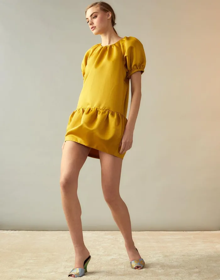 Women Cynthia Rowley Dresses Luna Dress Gldylw Women Cynthia Rowley Dresses Luna Dress Gldylw