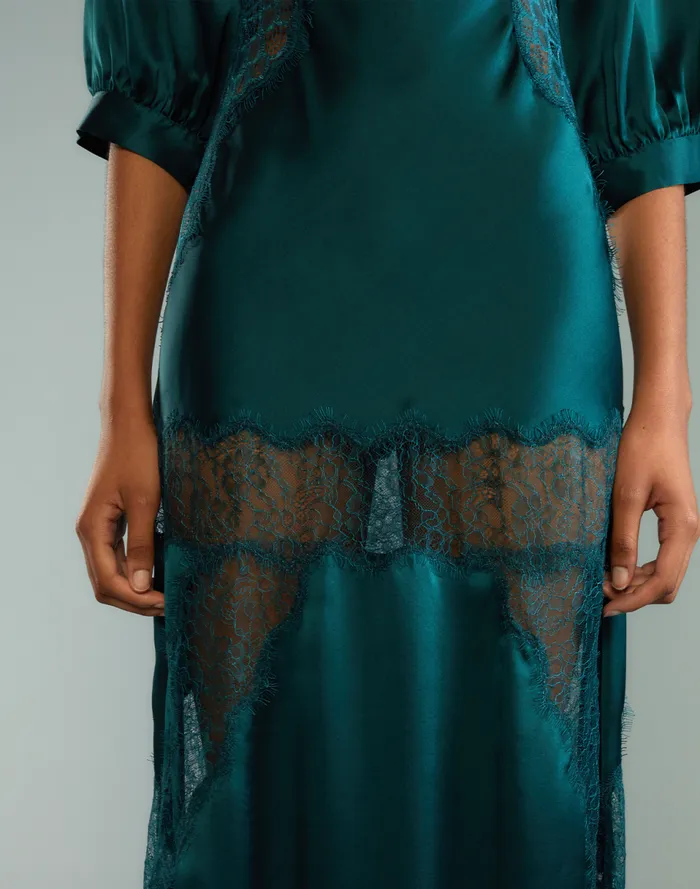 Women Cynthia Rowley Dresses Lure Lace Dress Blue