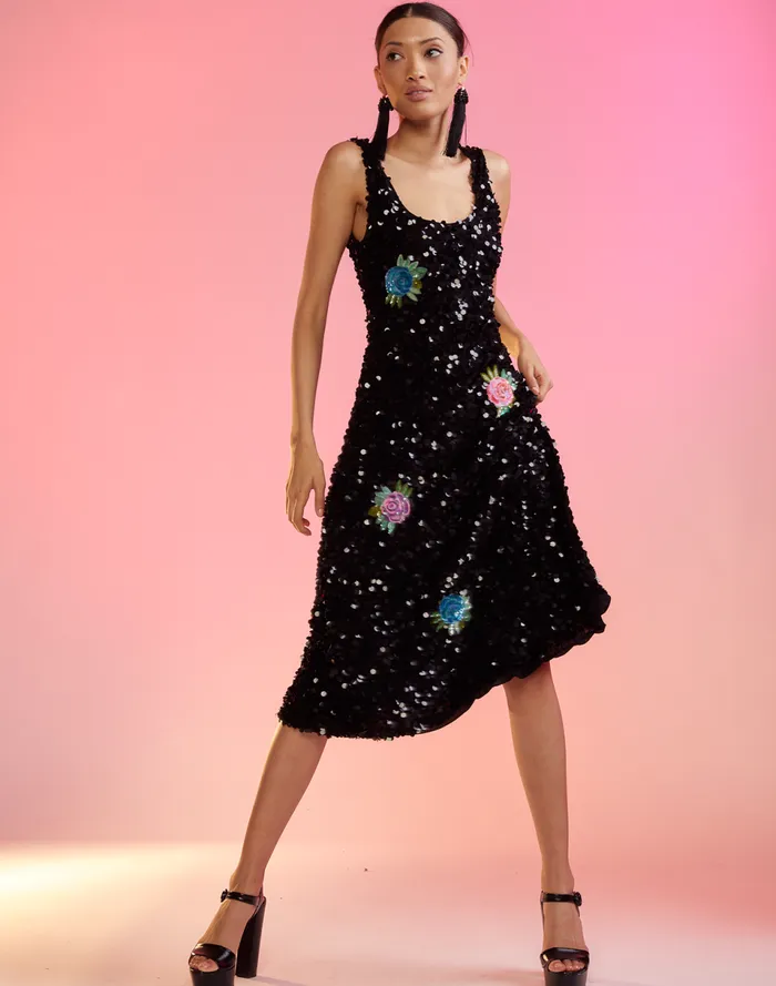 Women Cynthia Rowley Dresses Prism Dress Black Women Cynthia Rowley Dresses Prism Dress Black