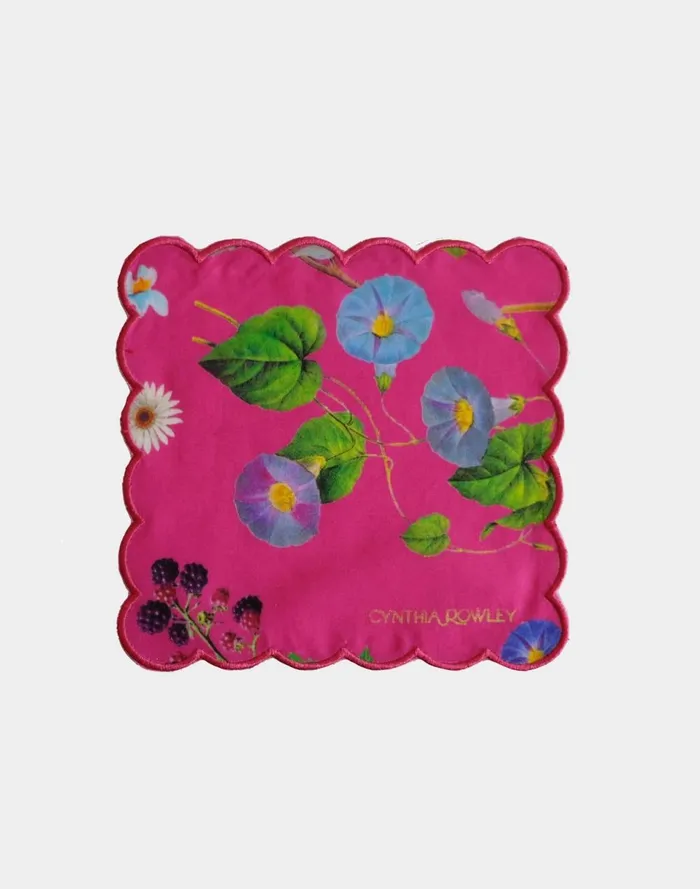 Women Cynthia Rowley Home Scallop Embroidered Edge Cocktail Napkin Pnkfl