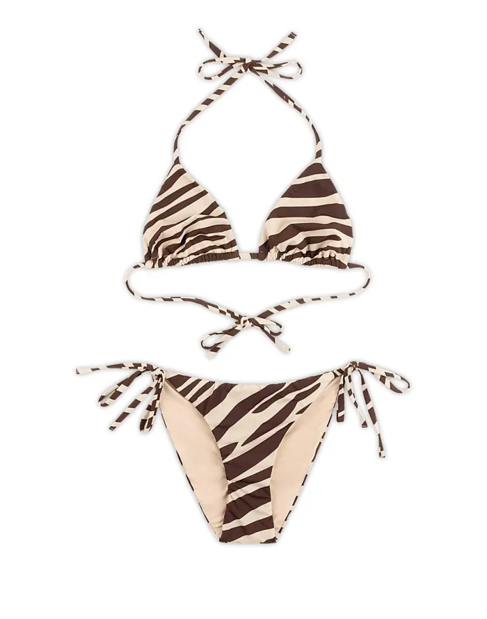 Women Cynthia Rowley Swim Bella Bikini Top Zebra Women Cynthia Rowley Swim Bella Bikini Top Zebra