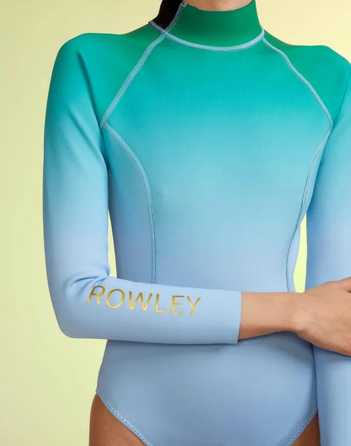 Women Cynthia Rowley Swim Sea Breeze Wetsuit Grblom