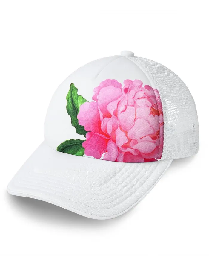 Women Cynthia Rowley Swim Trucker Hat White Women Cynthia Rowley Swim Trucker Hat White