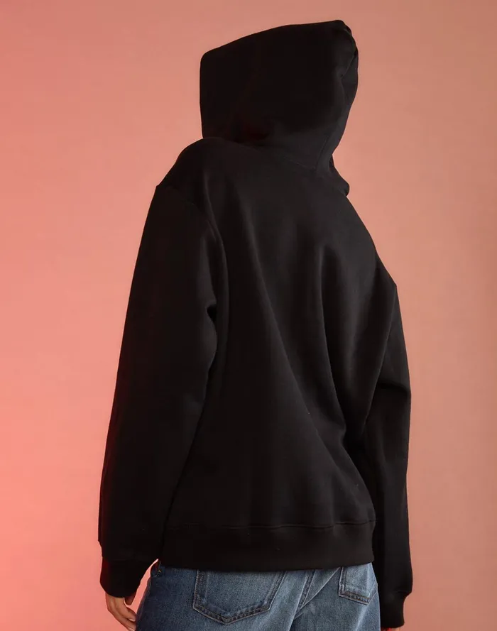 Women Cynthia Rowley Tops Tulip Hoodie Black