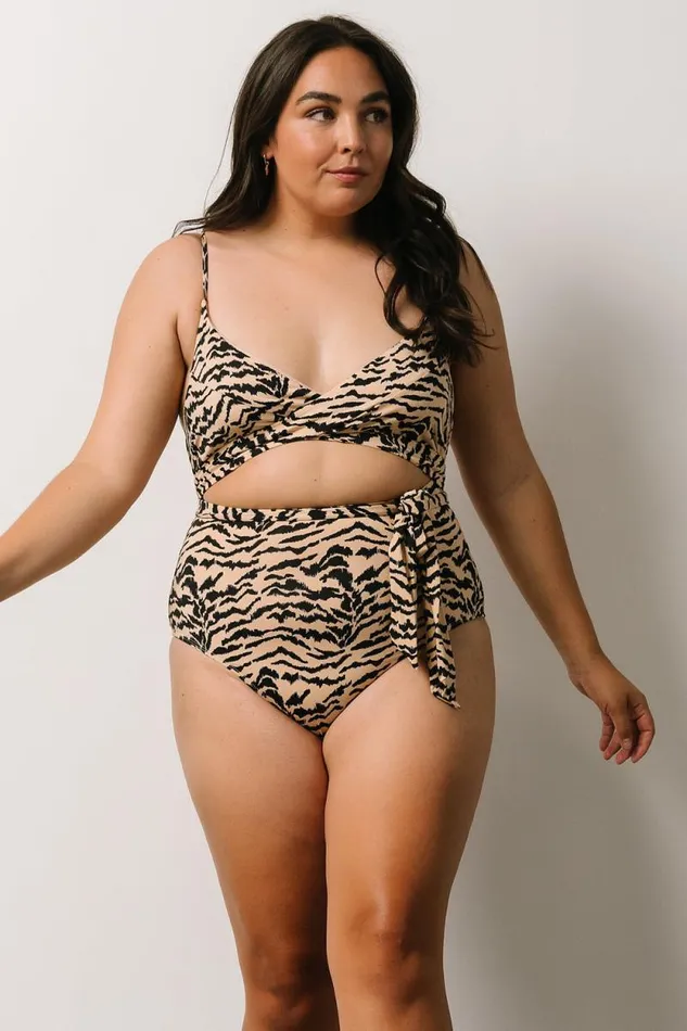 Women Cyprus One Piece Animal Stripe Baltic Born One Piece