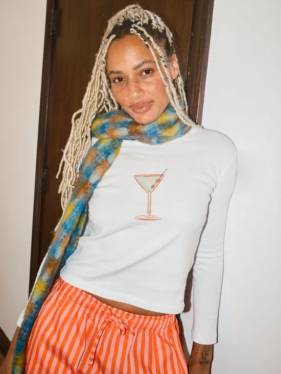 Women Dana Long Sleeve Tee Martini Tops Lisa Says Gah