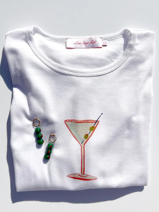 Women Dana Long Sleeve Tee Martini Tops Lisa Says Gah