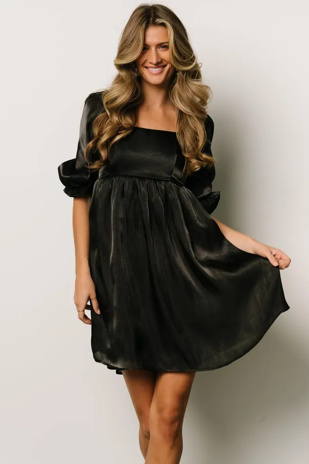 Women Darling Babydoll Mini Dress Black Baltic Born Short Dresses Women Darling Babydoll Mini Dress Black Baltic Born Short Dresses