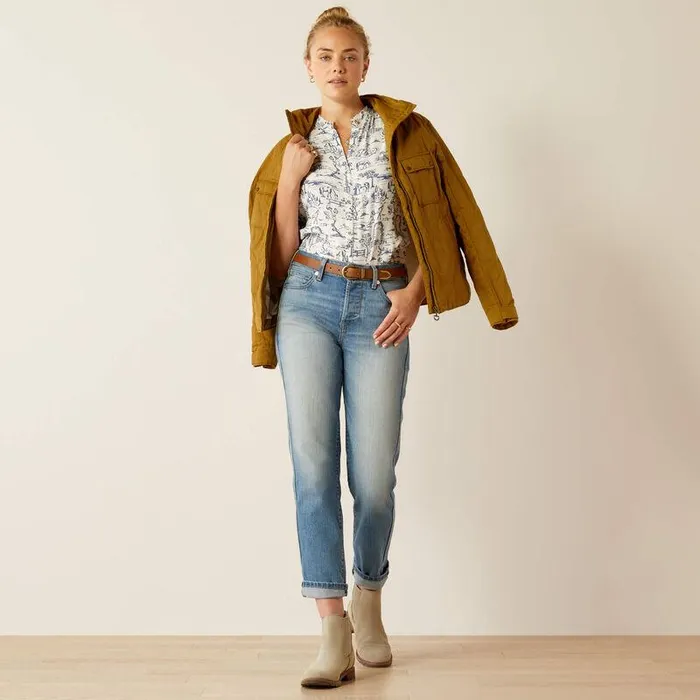 Women Denim Ariat High Rise Bridle Slim Straight Leg Jeans Abeline Women Denim Ariat High Rise Bridle Slim Straight Leg Jeans Abeline