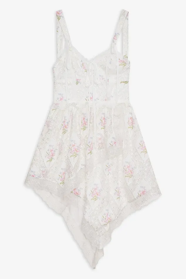 Women Diana Asymmetric Mini Dress White For Love and Lemons Dresses Women Diana Asymmetric Mini Dress White For Love and Lemons Dresses