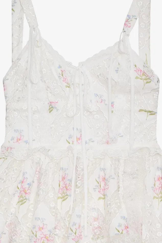 Women Diana Asymmetric Mini Dress White For Love and Lemons Dresses Women Diana Asymmetric Mini Dress White For Love and Lemons Dresses