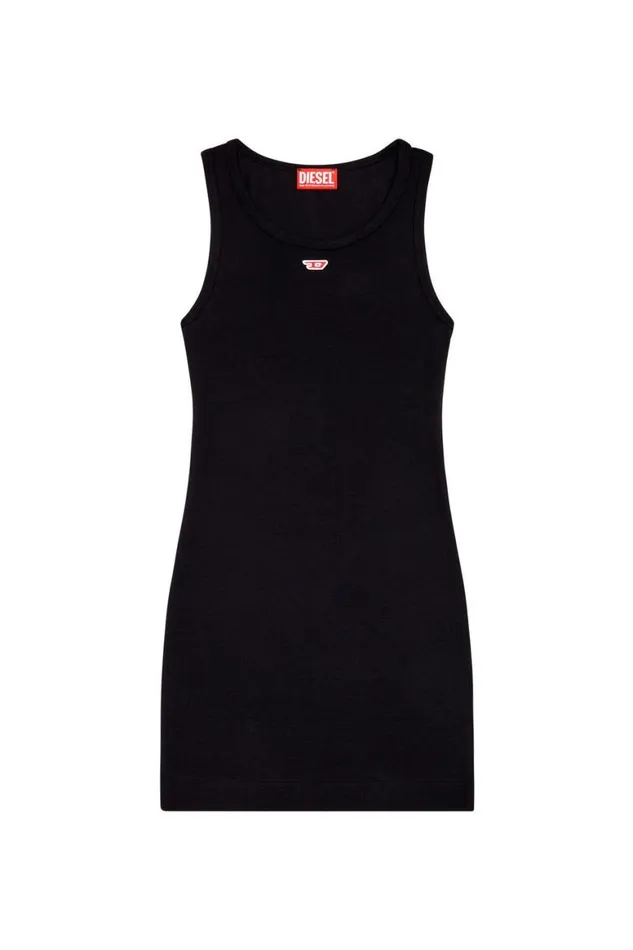 Women Diesel Dresses DTANKD Black Women Diesel Dresses DTANKD Black