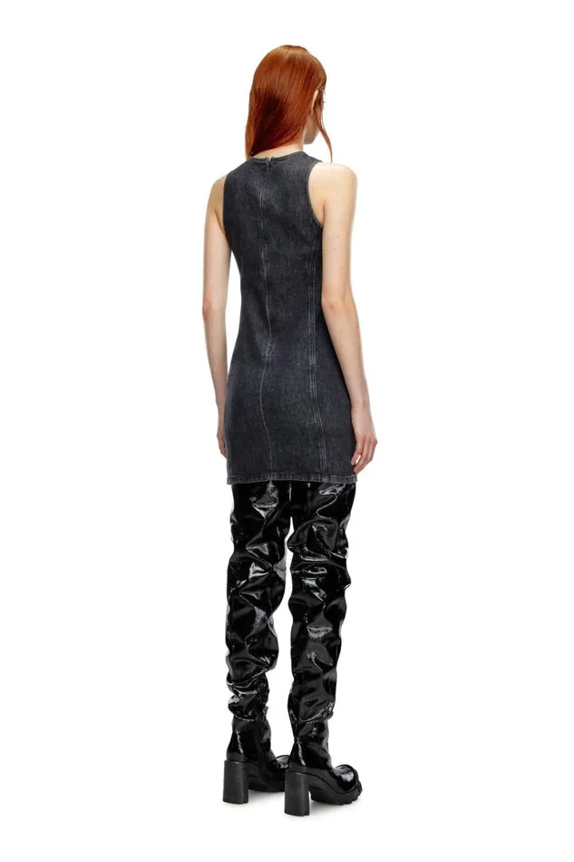 Women Diesel Dresses DEFERRIZFSD Black