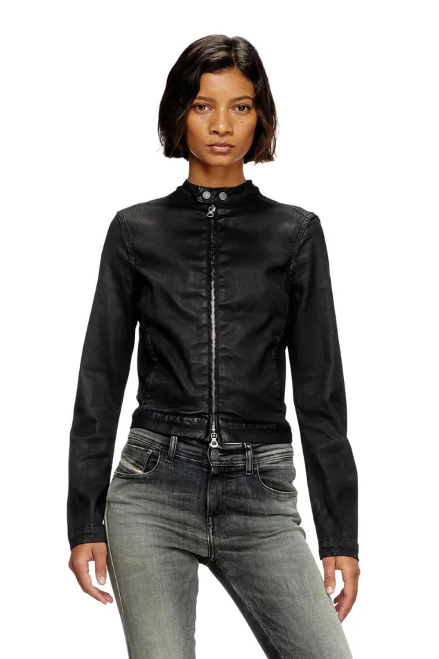 Women Diesel Jackets DEMORNIN JOGG Black Women Diesel Jackets DEMORNIN JOGG Black