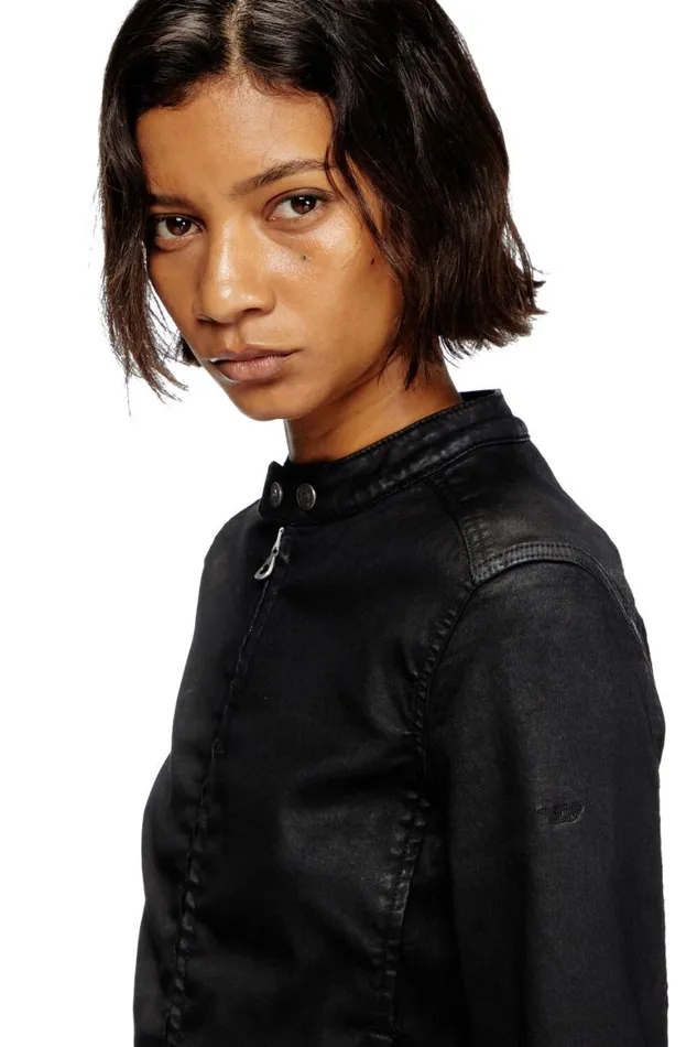 Women Diesel Jackets DEMORNIN JOGG Black Women Diesel Jackets DEMORNIN JOGG Black
