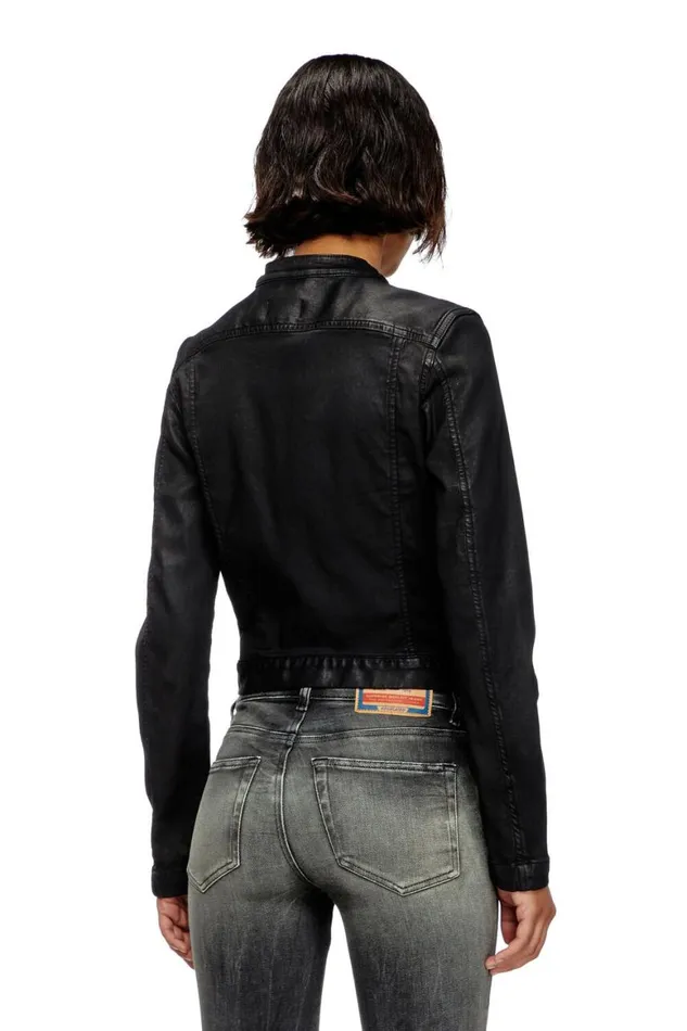 Women Diesel Jackets DEMORNIN JOGG Black Women Diesel Jackets DEMORNIN JOGG Black