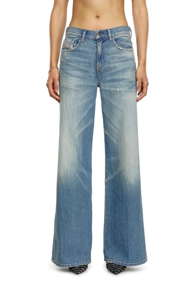 Women Diesel Jeans Flare Jeans 1978 DAkemi 09J44 Medium Blue Women Diesel Jeans Flare Jeans 1978 DAkemi 09J44 Medium Blue