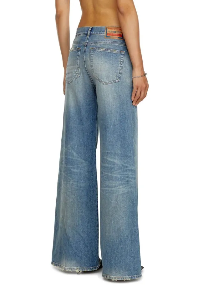 Women Diesel Jeans Flare Jeans 1978 DAkemi 09J44 Medium Blue Women Diesel Jeans Flare Jeans 1978 DAkemi 09J44 Medium Blue