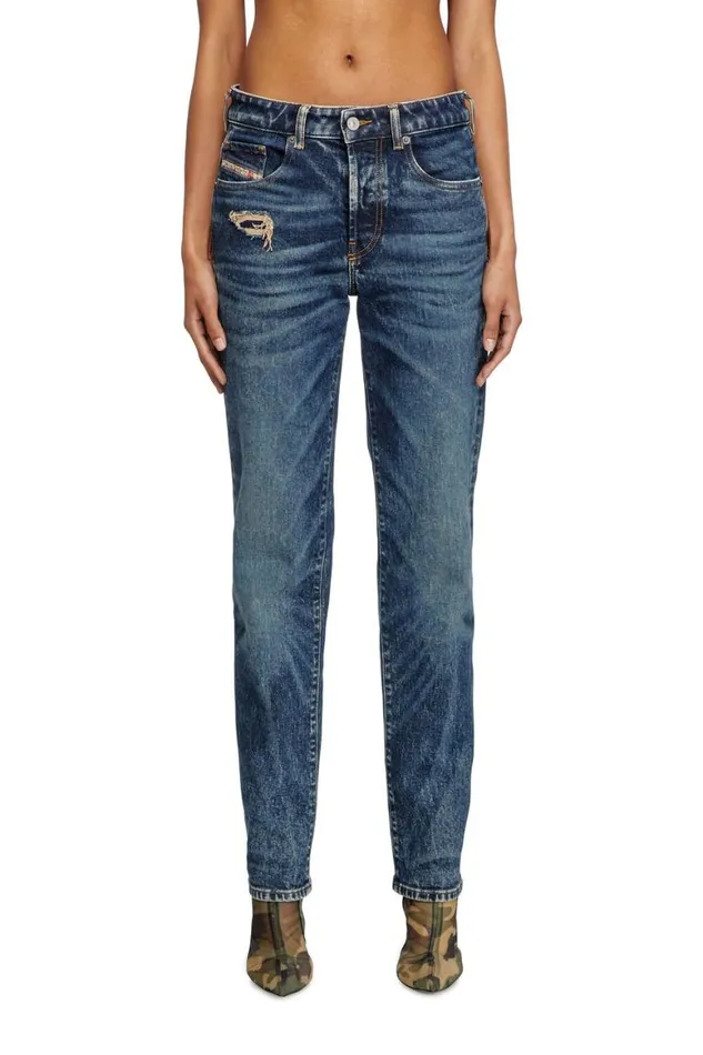 Women Diesel Jeans Regular Jeans 1989 DMine 007Y3 Dark Blue Women Diesel Jeans Regular Jeans 1989 DMine 007Y3 Dark Blue