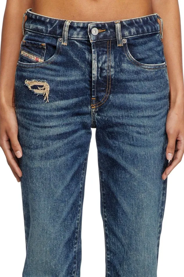 Women Diesel Jeans Regular Jeans 1989 DMine 007Y3 Dark Blue Women Diesel Jeans Regular Jeans 1989 DMine 007Y3 Dark Blue