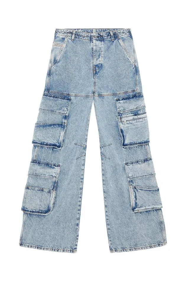 Women Diesel Jeans Relaxed Jeans 1996 DSire 0NJAA Light Blue Women Diesel Jeans Relaxed Jeans 1996 DSire 0NJAA Light Blue