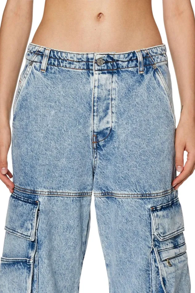 Women Diesel Jeans Relaxed Jeans 1996 DSire 0NJAA Light Blue Women Diesel Jeans Relaxed Jeans 1996 DSire 0NJAA Light Blue