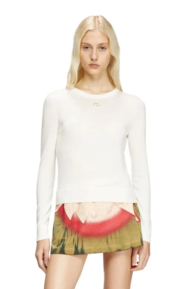Women Diesel Knitwear MALINESA White Women Diesel Knitwear MALINESA White
