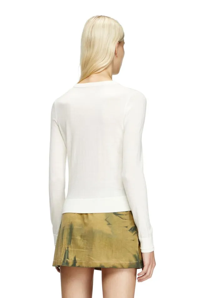 Women Diesel Knitwear MALINESA White Women Diesel Knitwear MALINESA White