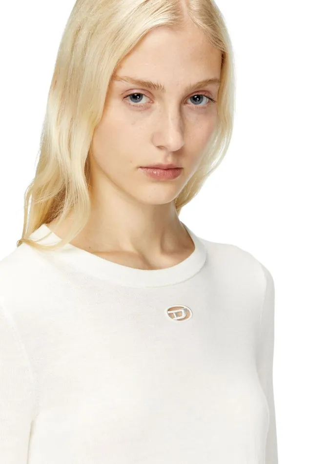 Women Diesel Knitwear MALINESA White Women Diesel Knitwear MALINESA White