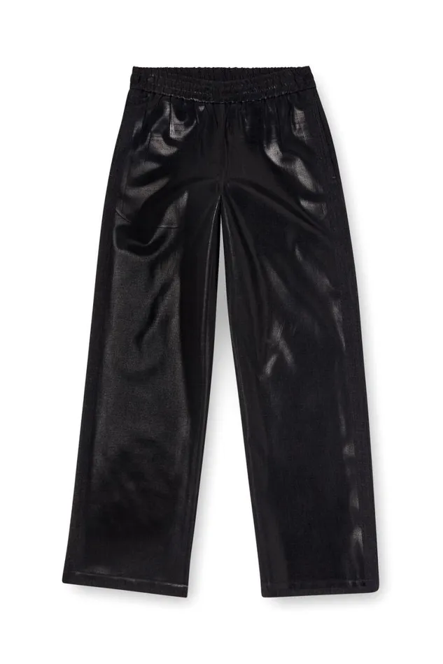 Women Diesel Pants and Shorts PDREY Black Women Diesel Pants and Shorts PDREY Black