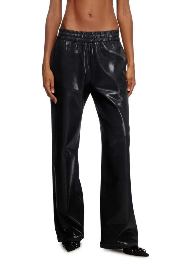 Women Diesel Pants and Shorts PDREY Black Women Diesel Pants and Shorts PDREY Black
