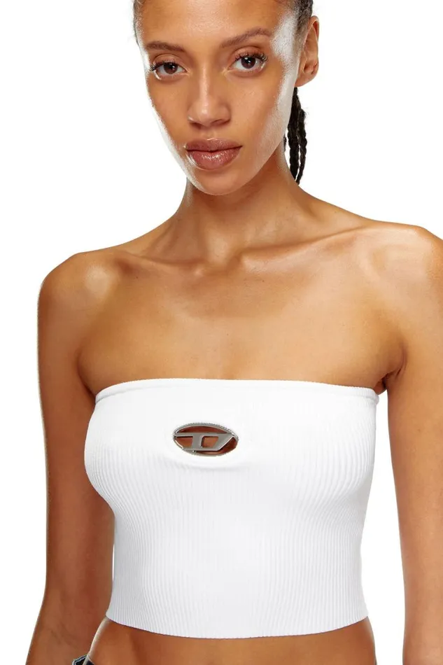 Women Diesel TShirts and Tops MCLARKSVILLEX White