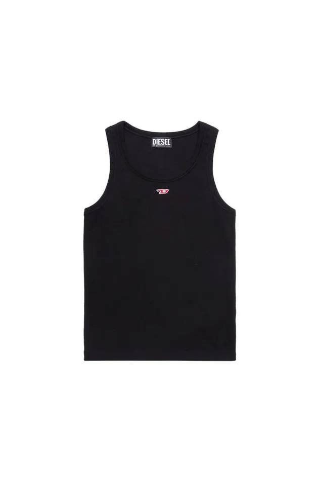 Women Diesel TShirts and Tops TANKYD Black