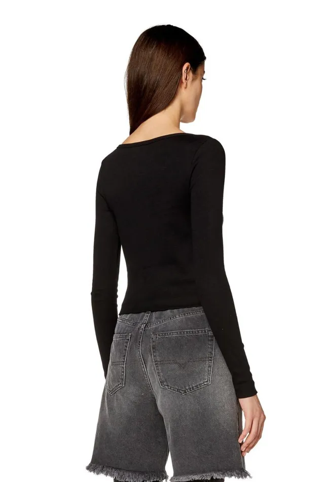 Women Diesel TShirts and Tops TBALLETD Black
