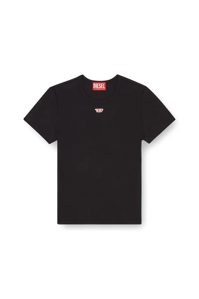 Women Diesel TShirts and Tops TELELONGD Black