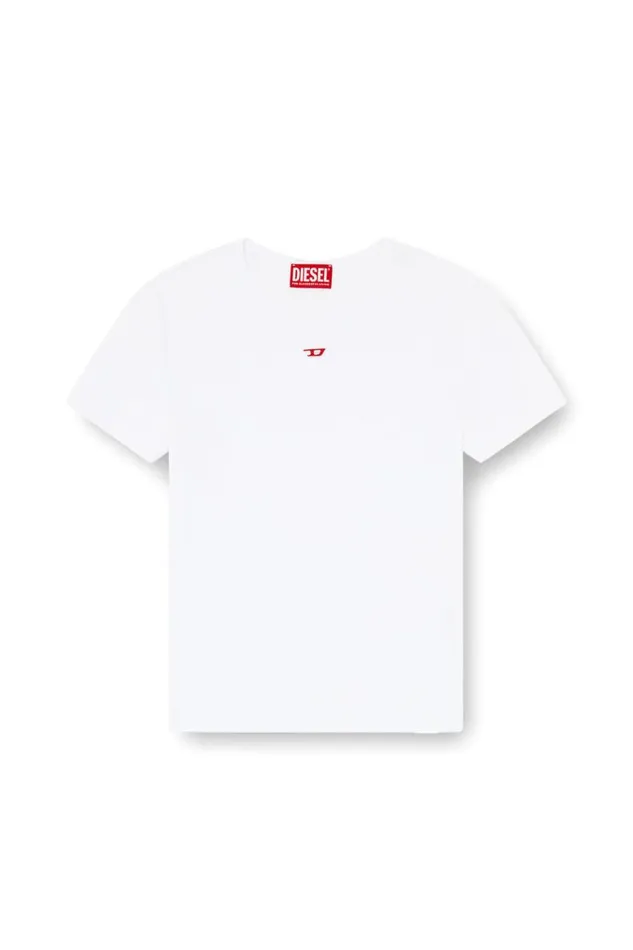 Women Diesel TShirts and Tops TELELONGD White