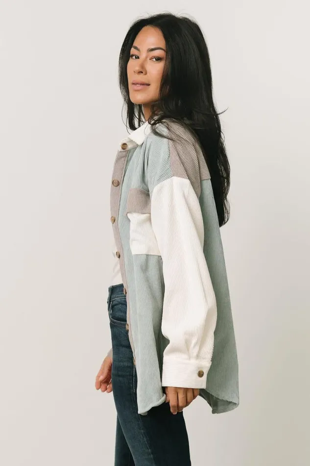 Women Dillon Shacket Sage Multi Baltic Born Outerwear Women Dillon Shacket Sage Multi Baltic Born Outerwear