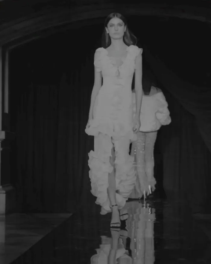 Women Dresses and Jumpsuits PatBO Stretch Tulle Maxi Dress RUNWAY White