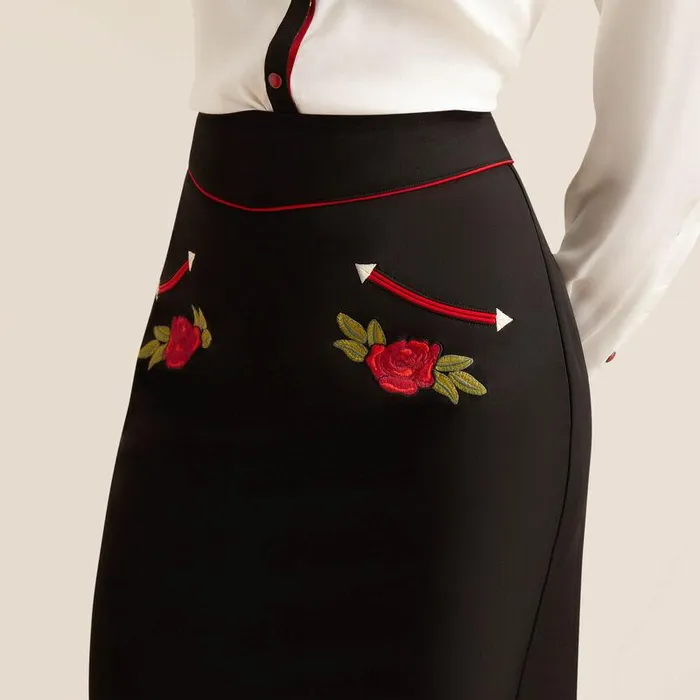 Women Dresses and Skirts Ariat Rodeo Quincy Skirt Black Women Dresses and Skirts Ariat Rodeo Quincy Skirt Black