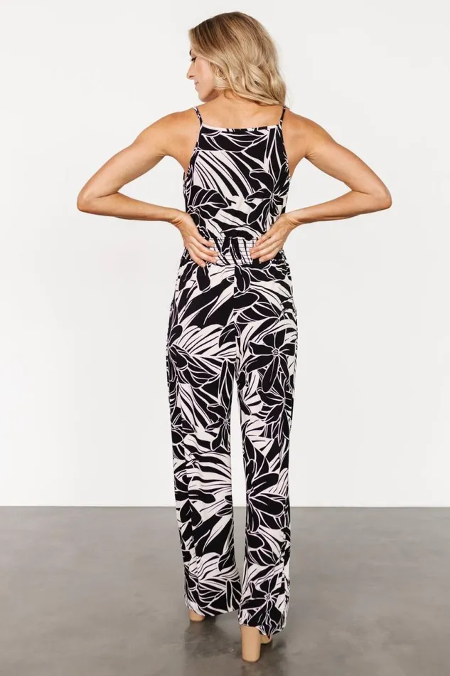 Women Duncan Sleeveless Jumpsuit Black Cream Baltic Born Jumpsuits and Rompers Women Duncan Sleeveless Jumpsuit Black Cream Baltic Born Jumpsuits and Rompers