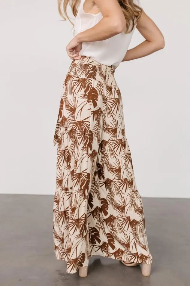 Women Elin Flowy Pants Cream Mocha Baltic Born Cover Up Women Elin Flowy Pants Cream Mocha Baltic Born Cover Up