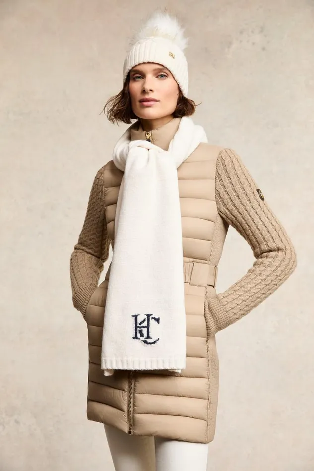 Women Elle Scarf Ecru Holland Cooper Scarves