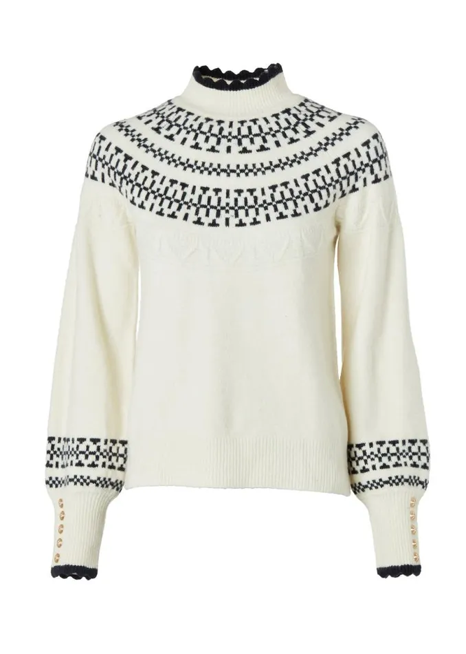 Women Elodie Roll Neck Knit Natural Holland Cooper Knitwear Women Elodie Roll Neck Knit Natural Holland Cooper Knitwear