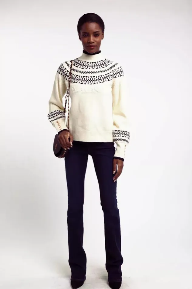 Women Elodie Roll Neck Knit Natural Holland Cooper Knitwear Women Elodie Roll Neck Knit Natural Holland Cooper Knitwear
