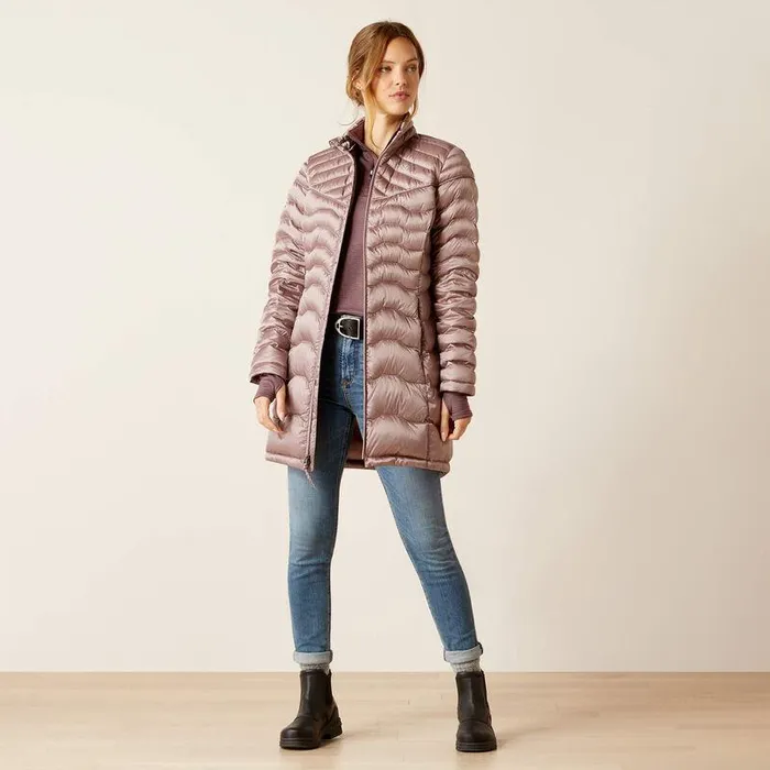 Women English Riding Ariat Ideal Down Coat Quail