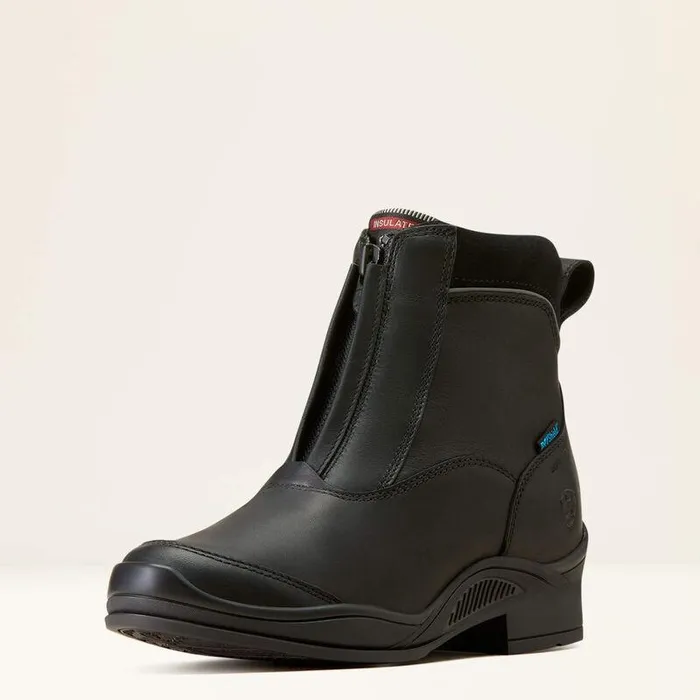 Women English Riding Boots Ariat Extreme Pro Zip Waterproof Insulated Paddock Boot Black