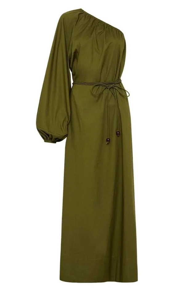 Women Faithfull The Brand Dresses Amorosa Maxi Dress Olive