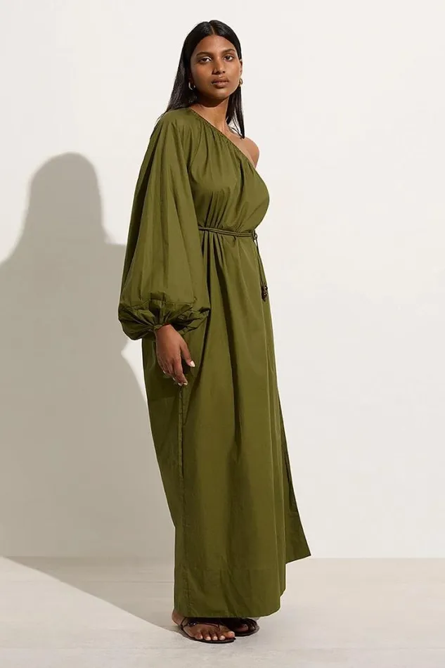 Women Faithfull The Brand Dresses Amorosa Maxi Dress Olive