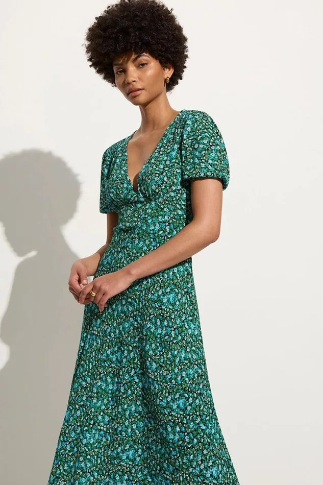Women Faithfull The Brand Dresses Las Mayas Midi Dress Marilla Floral